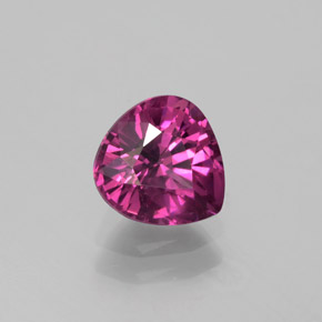 1.43 ct Red Rhodolite Garnet Stone, Natural Rhodolite Garnet in Pear Facet Shape for Sale