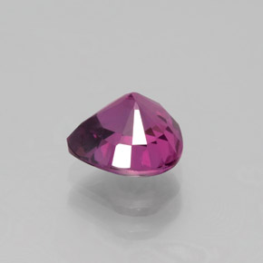 Rhodolite Garnet Gemstone in 6.8 x 6.5 mm Size for Sale, Rhodolite Garnet Stone in Raspberry Red Color