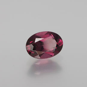 1.09 ct Red Rhodolite Garnet Stone, Natural Rhodolite Garnet in Oval Facet Shape for Sale