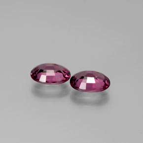 Rhodolite Garnet Gemstones in 7 x 5 mm (calibrated) Size for Sale, Rhodolite Garnet Stones in Deep Pink Berry Purple Color