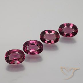 4.49ctw Natural Dark Purple Rhodolite Garnet, Oval, VVS-VS
