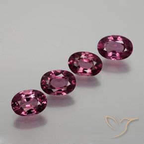 3.77ctw Natural Rapberry Red Rhodolite Garnet, Oval, VS