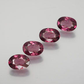 Medium Purple Родолит Гранат Камень - 1ct Фасетный Овал (ID: 377576)