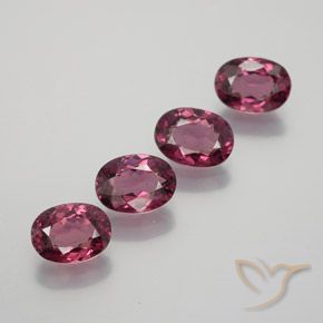 4.01ctw Natural Medium Purple Rhodolite Garnet, Oval, VS