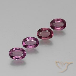 4.12ctw Natural Rapberry Red Rhodolite Garnet, Oval, VS