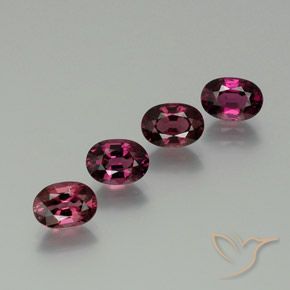 4.59ctw Natural Bright Purple Rhodolite Garnet, Oval, VVS-VS