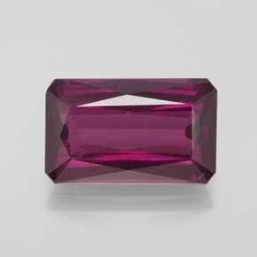 10.91 ct Red Rhodolite Garnet Gemstone, Rhodolite Garnet Gem in Octagon / Scissor Cut Shape for Sale.