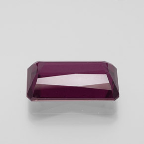 Rhodolite Garnet Gemstone in 16.1 x 10 mm Size for Sale, Rhodolite Garnet Stone in Raspberry Red Color