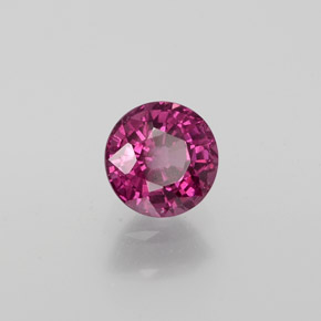 1.15 ct Red Rhodolite Garnet Stone, Natural Rhodolite Garnet in Round Facet Shape for Sale