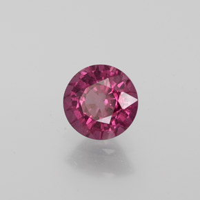1.11 ct Red Rhodolite Garnet Stone, Natural Rhodolite Garnet in Round Facet Shape for Sale