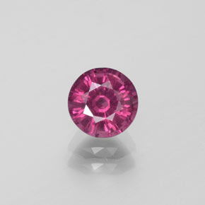 1.3ct Round Facet Raspberry Red Rhodolite Garnet Gem for sale 1.3ct Round Facet Raspberry Red Rhodolite Garnet Gem (ID: 381085)