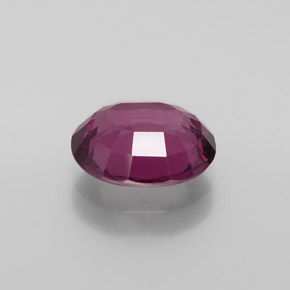 Rhodolite Garnet Gemstone in 9.6 x 7.7 mm Size for Sale, Rhodolite Garnet Stone in Raspberry Red Color
