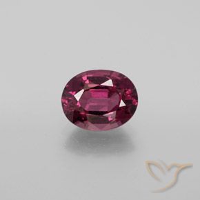 2.05ct Natural Raspberry Red Rhodolite Garnet, Oval, VS