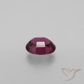 Rhodolite Garnet Gemstone in 8.4 x 6.6 mm Size for Sale, Rhodolite Garnet Stone in Raspberry Red Color