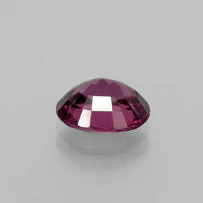 Rhodolite Garnet Gemstone in 8.7 x 6.9 mm Size for Sale, Rhodolite Garnet Stone in Raspberry Red Color