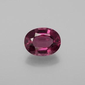 Малиново-красный Родолит Гранат Камень - 2.5ct Фасетный Овал (ID: 381708)