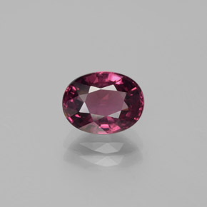 Малиново-красный Родолит Гранат Камень - 2.4ct Фасетный Овал (ID: 381838)