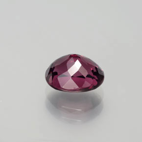 Rhodolite Garnet Gemstone in 7.8 x 6.4 mm Size for Sale, Rhodolite Garnet Stone in Raspberry Red Color
