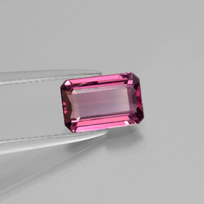 2.22 ct Red Rhodolite Garnet Stone, Natural Rhodolite Garnet in Octagon Facet Shape for Sale