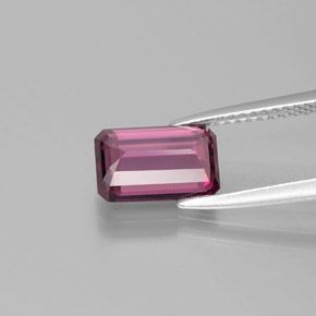 Rhodolite Garnet Gemstone in 9.4 x 6.2 mm Size for Sale, Rhodolite Garnet Stone in Raspberry Red Color