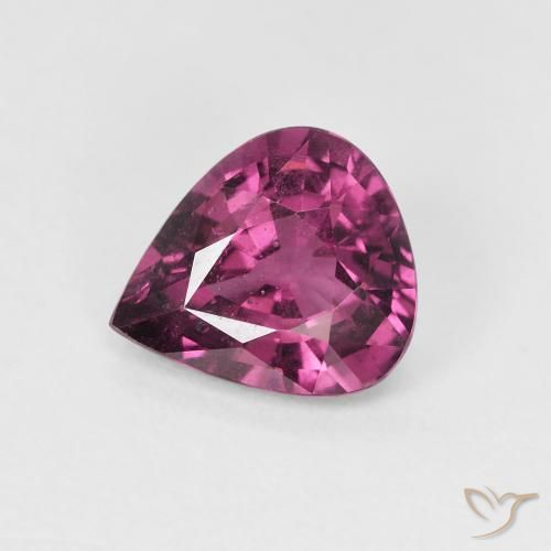5 PIECES GEM RHODOLITE RASPBERRY 5 mm SQUARE PRINCESS CUT GARNETS OCL 