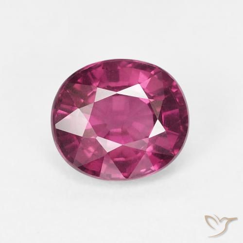 1.82ct Natural Medium Purple Rhodolite Garnet, Oval, VS