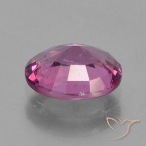 Rhodolite Garnet Gemstone in 7.3 x 5.7 mm Size for Sale, Rhodolite Garnet Stone in Raspberry Red Color