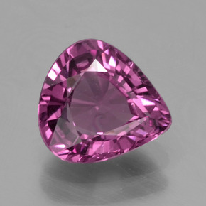 rötlich-lila Rhodolit-Granat Edelstein - 1.2ct Birnen Schliff (ID: 382847)