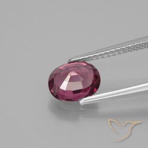 Rhodolite Garnet Gemstone in 7.9 x 6.7 mm Size for Sale, Rhodolite Garnet Stone in Magenta-Pink Color