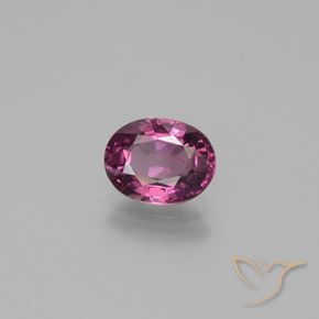 1.40 ct Purple Rhodolite Garnet Stone, Natural Rhodolite Garnet in Oval Facet Shape for Sale