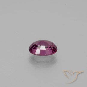Rhodolite Garnet Gemstone in 7.6 x 5.9 mm Size for Sale, Rhodolite Garnet Stone in Deep Pink Berry Purple Color