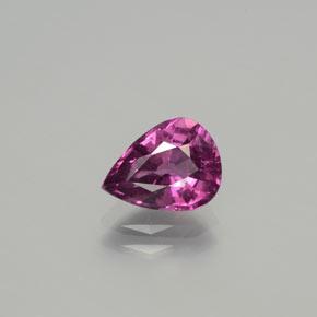 Deep Purple Rhodolite Garnet Gem - 1.7ct Pear Facet (ID: 382867)