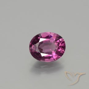 1.79 ct Purple Rhodolite Garnet Stone, Natural Rhodolite Garnet in Oval Facet Shape for Sale
