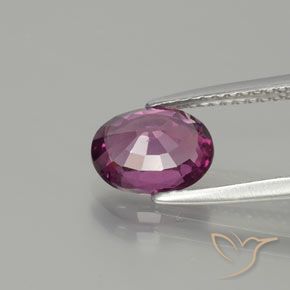 Rhodolite Garnet Gemstone in 8.5 x 6.4 mm Size for Sale, Rhodolite Garnet Stone in Deep Purple Color
