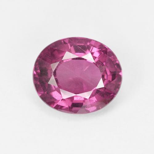 Púrpura medio Granate Rodolita Gema - 2ct Forma ovalada (ID: 382870)