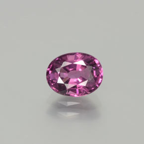 Medium Purple Родолит Гранат Камень - 1.5ct Фасетный Овал (ID: 382876)