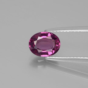 Reddish Purple Rhodolite Garnet Gem - 1.5ct Oval Facet (ID: 382896)