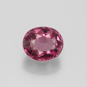 Medium Purple Rhodolite Garnet Gem - 1.7ct Oval Facet (ID: 383193)