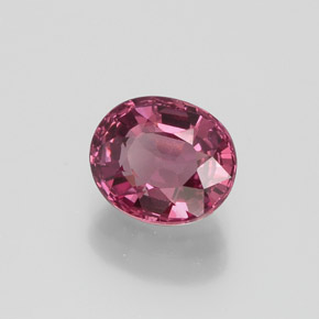 1.69 ct Purple Rhodolite Garnet Stone, Natural Rhodolite Garnet in Oval Facet Shape for Sale