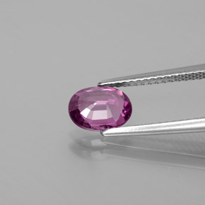 Rhodolite Garnet Gemstone in 8 x 6 mm (calibrated) Size for Sale, Rhodolite Garnet Stone in Raspberry Red Color