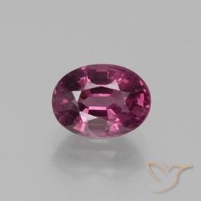 1.87ct Natural Rapberry Red Rhodolite Garnet, Oval, VS