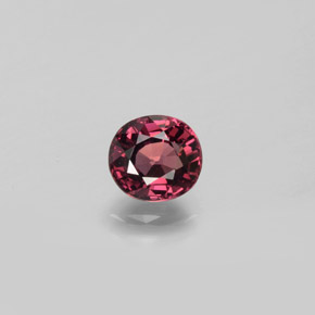 Grenat Rhodolite Rouge oval facet 1,38 ct du Mozambique, dimension 6,5 x 6mm, pierre gemme naturelle Non traité, pureté VS, 1 pièce Grenat Rhodolite de couleur Rouge, dureté Mohs de 6.5 à 7.5 convient aux bijoux de tous les jours, pierre de sagesse, Photo A