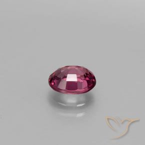 Rhodolite Garnet Gemstone in 7.5 x 6 mm Size for Sale, Rhodolite Garnet Stone in Medium Purple Color
