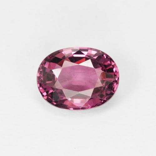 Púrpura intenso Granate Rodolita Gema - 1.6ct Forma ovalada (ID: 383783)