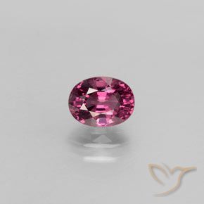 Intense Purple Rhodolite Garnet Gem - 1.4ct Oval Facet (ID: 383784)
