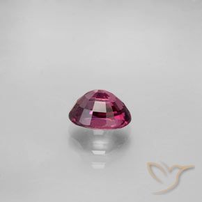 Rhodolite Garnet Gemstone in 7.2 x 5.5 mm Size for Sale, Rhodolite Garnet Stone in Intense Purple Color