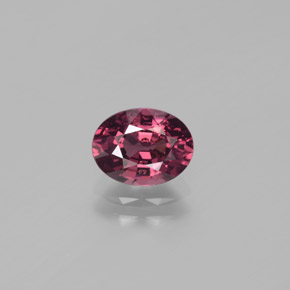Magenta-Pink Родолит Гранат Камень - 1.5ct Фасетный Овал (ID: 383829)