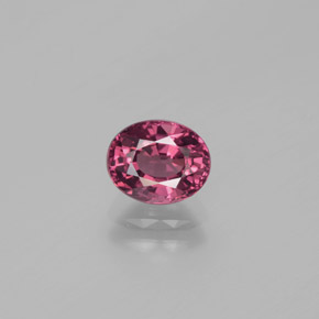 Púrpura medio Granate Rodolita Gema - 1.6ct Forma ovalada (ID: 383830)