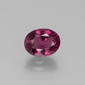 Púrpura oscuro Granate Rodolita Gema - 2.3ct Forma ovalada (ID: 384263)
