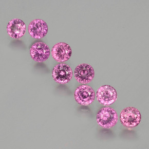 3.8ct Round Facet Pink Rhodolite Garnet for sale thumb image of 3.8ct Round Facet Pink Rhodolite Garnet (ID: 390714)